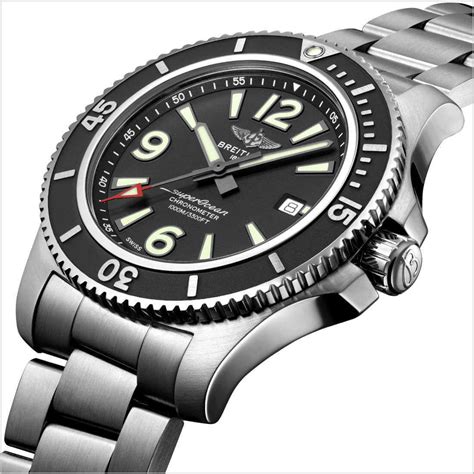 breitling superocean automatic 42 - a17366021b1a1 - 2022 - edelstahl|Breitling Superocean Automatic Chronometer Black Dial 42 mm .